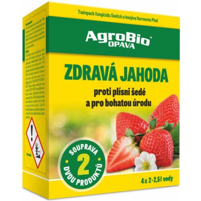 AgroBio PROTI Plísni šedé Zdravá jahoda souprava 1x2,5 g + 1x90 ml – Zbozi.Blesk.cz