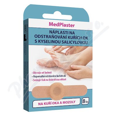 MedPlaster Náplasti na odstraňování kuřích ok 8 ks