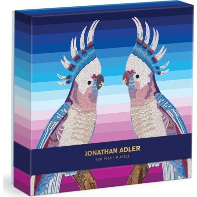 GALISON Čtvercové Jonathan Adler: Papoušci 500 dílků