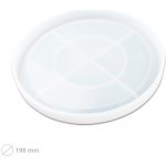 Manumi Silikonová forma na odlévání křišťálové pryskyřice kulatý podtácek 198x15mm 1 ks – Sleviste.cz