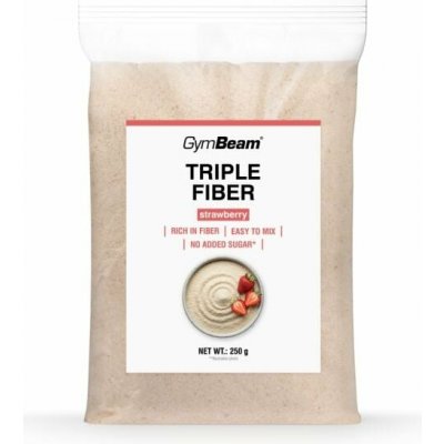 GymBeam Triple fiber jahoda 250 g – Hledejceny.cz