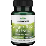 Swanson Ginger Root Extract Maximum Strength 200 mg 60 rostlinných kapslí – Hledejceny.cz
