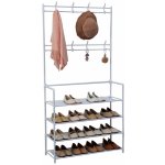 TEXTILOMANIE Herzberg Věšák s botníkem 80 × 155 cm bílý – Zboží Dáma