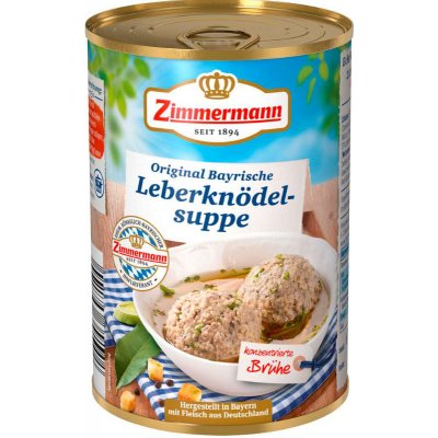 Zimmermann bavorská játrová polévka 400 ml – Sleviste.cz
