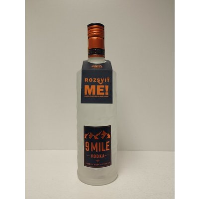 9 Mile Vodka 37,5% 0,7 l (čistá láhev) – Hledejceny.cz