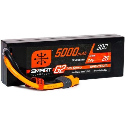 Spektrum Smart G2 LiPo 30C HC IC3 7.4 V 5000 mAh – Zboží Mobilmania