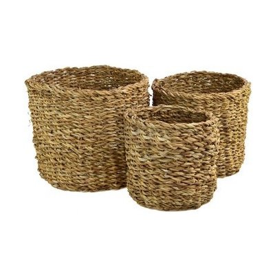 košík kulatý malý pr.17x16cm mořská tráva – Zboží Dáma