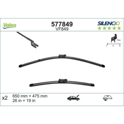List stěrače Valeo 577849 | Zboží Auto