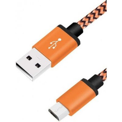 Winner WINKABCMICOR USB-C, datový, 1m, oranžový – Zboží Mobilmania