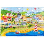 Bigjigs Toys Podlahové puzzle Město 48 dílků – Sleviste.cz