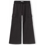 Minoti Tepláky dívčí široké cargo s elastickým pasem a stahovací šňůrkou 30SCUBA157 černá – Zboží Mobilmania