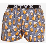 Styx pánské boxerky art sportovní guma nadrozměr pivo (R1357) – Zboží Dáma