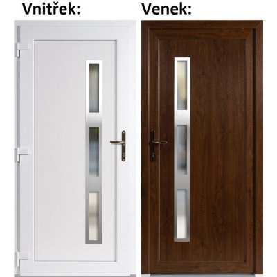 Soft Venus Inox zlatý dub/bílá 210 cm – Hledejceny.cz