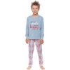 Dětské pyžamo a košilka Chlapecké pyžamo Flow modrá