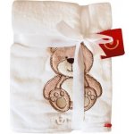 Botobaby Dětská deka Bílá medvídek – Sleviste.cz