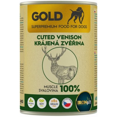 IRONpet Gold Dog Zvěřina krájená svalovina 400 g – Zbozi.Blesk.cz