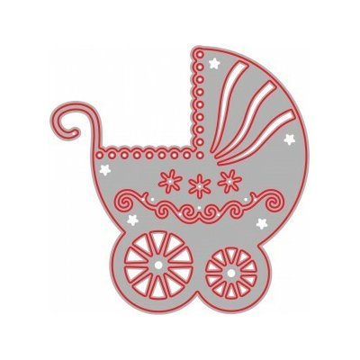 Wiler Vyřezávací šablona Dětský kočárek 1ks – Sleviste.cz