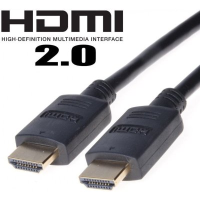 PremiumCord HDMI 2.0 High Speed+Ethernet, zlacené konk., 5m kphdm2-5