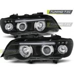 Tuning-Tec Přední čirá světla BMW X5 E53 (1999 - 2003) - černé - Angel Eyes – Hledejceny.cz