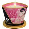 Erotická kosmetika Masážní svíčka shunga růže 170 ml