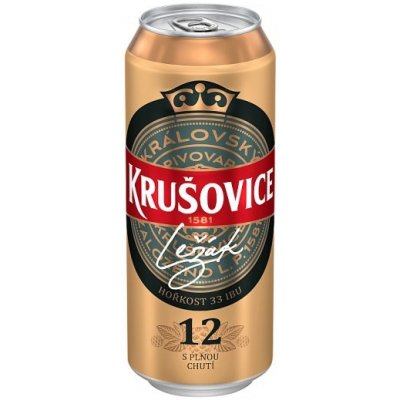 Krušovice 12 0,5 l (plech)