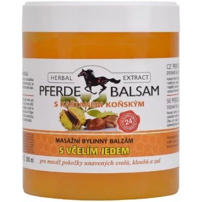 VIVACO PFERDE BALSAM masážní balzám s včelím jedem 500 ml – Zboží Dáma