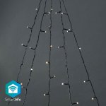 Nedis SmartLife chytrý vánoční řetěz stromek 5x4 m 200 LED venkovní IP65 teplá studená bílá WIFILXT12W200 – Hledejceny.cz