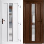 OknaDvereNaMiru.cz Vchodové plastové dveře Magnus zlatý dub / bílá pravé otevírání dovnitř 98 x 198 cm – Sleviste.cz