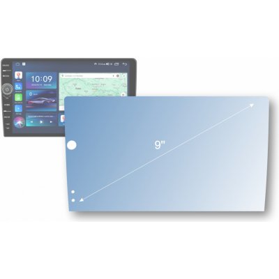 Everest antireflexní ochranné nano sklo FO01 - 9'' – Zboží Živě