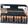 Baterie primární DURACELL Simply AA 4ks DURSIMLR6P4B