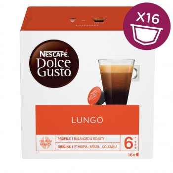 Nescafé Dolce Gusto Lungo kávové kapsle 16 ks