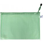 Obálka se zipem síťovaná A5 zelená 128905 – Zboží Živě
