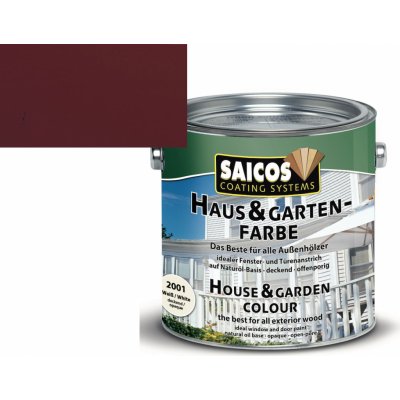 Saicos barva pro dům a zahradu 2,5 l bordó