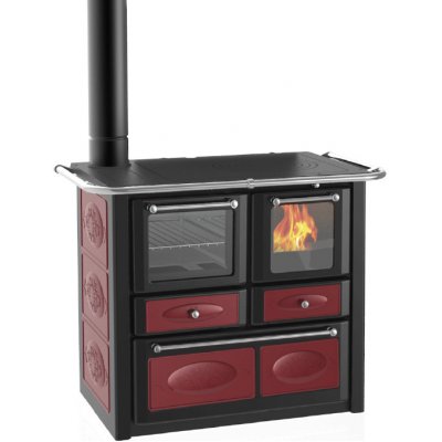 Lincar Gaia 149 AVL levý šedočerná/červená kachle – Zboží Dáma