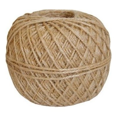 Jutový motouz 100g, 500 x 3 tex, 1,75 mm, klubko T990605 – Sleviste.cz
