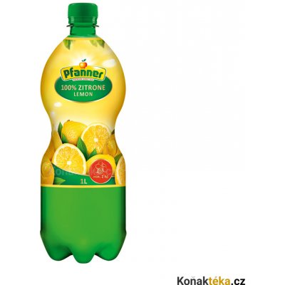 Pfanner Citronová šťáva 100% 1 l – Zboží Dáma