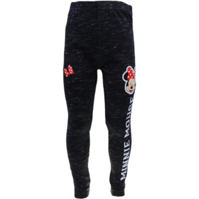 Eplusm Dívčí legíny Minnie nápis na nohavici černé – Sleviste.cz
