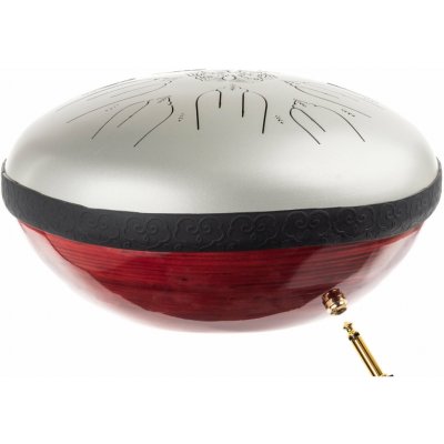 Shamann 12" 10 Notes with EQ 432Hz Silver Tongue Drum – Zboží Dáma