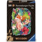 RAVENSBURGER Dřevěné obrysové Nádherní ptáci 300 dílků – Hledejceny.cz