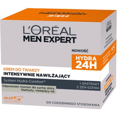 L'Oréal Paris Men Expert Hydra 24 H intenzívny hydratačný krém na tvár 50ml – Zbozi.Blesk.cz