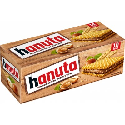 Ferrero Hanuta oplatky s lískovými oříšky 220 g – Zboží Dáma
