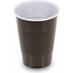Wimex Kávový kelímek PP hnědo bílý Ø70mm 180ml – Zboží Dáma