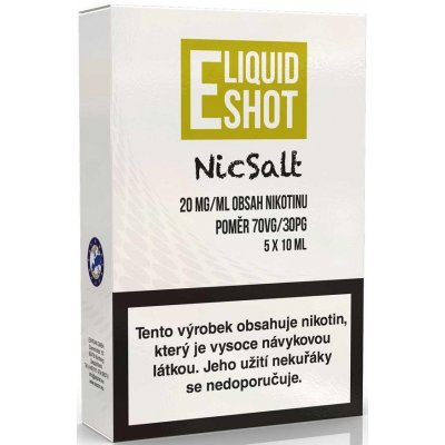 Expran GMBH E-Liquid SHOT SALT PG30/VG70 20mg 5x10ml – Zboží Dáma