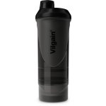 Vilgain Shaker 2Go transparentní černá 600 ml + 200 ml + 150 ml – Sleviste.cz