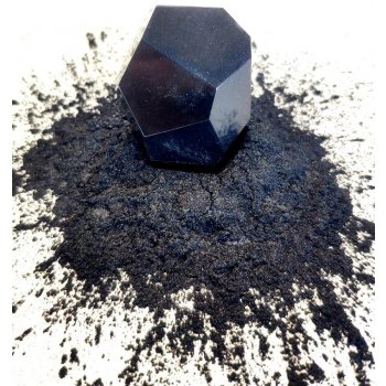 Metalické prášky do pryskyřice černé odstíny Perleťově černá 5 g