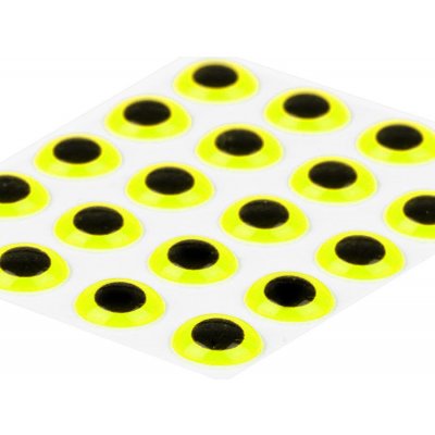 Sybai Epoxidové Oči 3D Epoxy Eyes Fluo Yellow 3,5mm