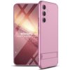 Pouzdro a kryt na mobilní telefon Samsung Pouzdro PROTEMIO 58537 360° Ochranný kryt Samsung Galaxy A54 5G ružový