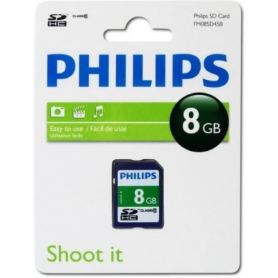 Philips SDHC 8 GB class 10 FM08SD45B