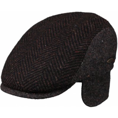 Fiebig Headwear since 1903 pánská zimní bekovka klapky na uší hnědá – Zboží Mobilmania