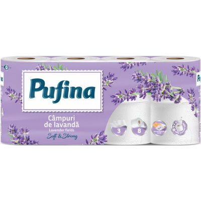 Pufina Levandule 3-vrstvý 8 ks – Zboží Mobilmania